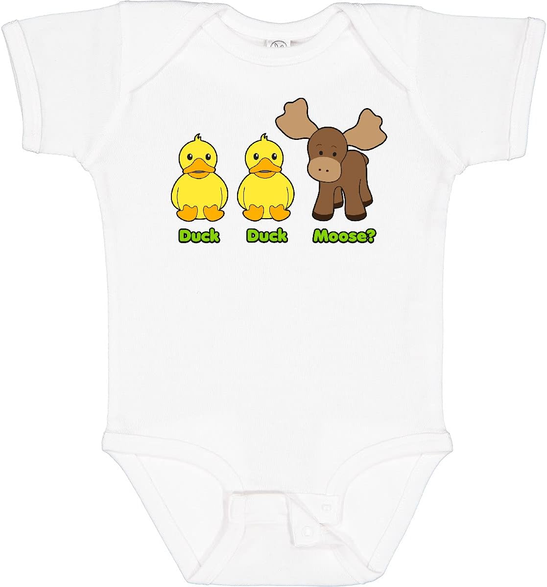 inktastic Duck Duck Moose Baby Bodysuit