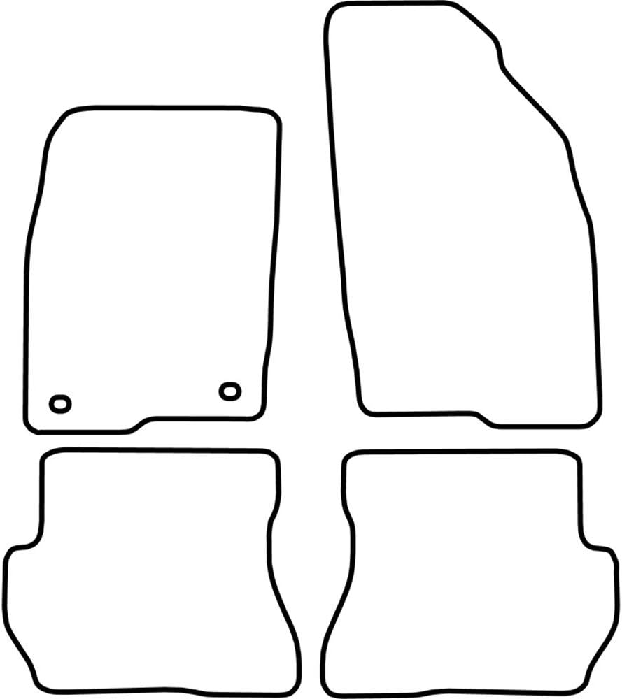 AUTO-STYLE AutoStyle Set velour car mats compatible with Ford Fusion 2002-2005