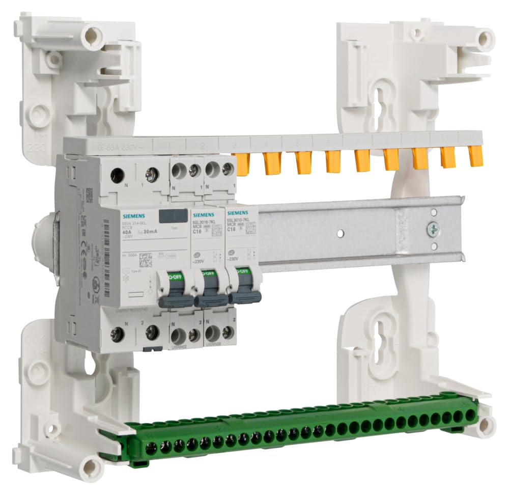 Pre-Equipped Panel 1 Inter. diff. 40 A Type AC + 2 Circuit Breakers