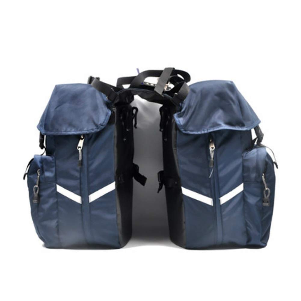 Borsa per bici da bicicletta, borsa per sella posteriore per bicicletta, borsa da viaggio per sedile posteriore, 55 L, ripiano multifunzione per ciclismo a lunga distanza, adatto per mountain bike,
