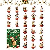 Countdown-Kalender – 24 Tage kreatives Acryl, Hundespielzeug, interaktives 2D-Design, perfektes...