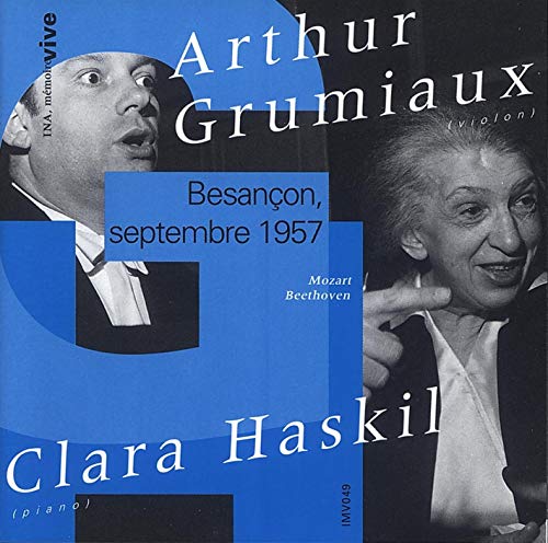Photo de Récital Haskil / Grumiaux, Mozart, Beethoven, Besançon 1957
