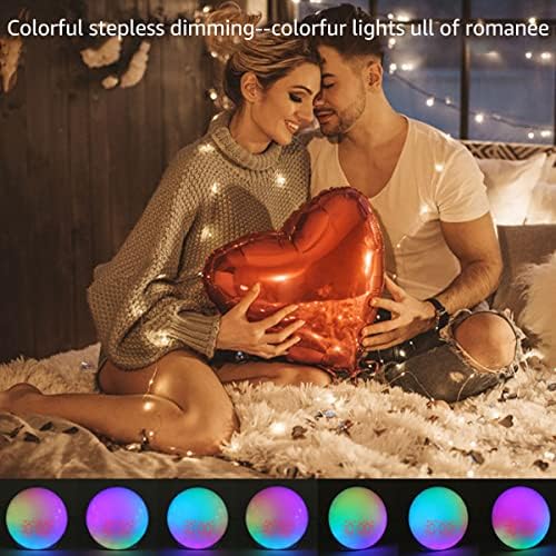 Sunrise Alarm Clock Smart Full Wake Up Light Sunrise and Sunset Simulation 14 Colors Bedside Sun Lamp Portable Sun Light Alarm 10 Natural Sounds Dual Alarms Snooze FM Radio for Heavy Sleeper