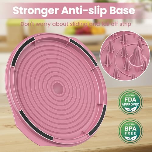 🏡🍽️Chicken Shredder Tool Twist – 10'' Pro Meat Grinder for Chicken Breast & Pulled Meat | Visible Kitchen Gadget with Brush, Anti-Slip Base & Ergonomic Handle (Black) - Image 4