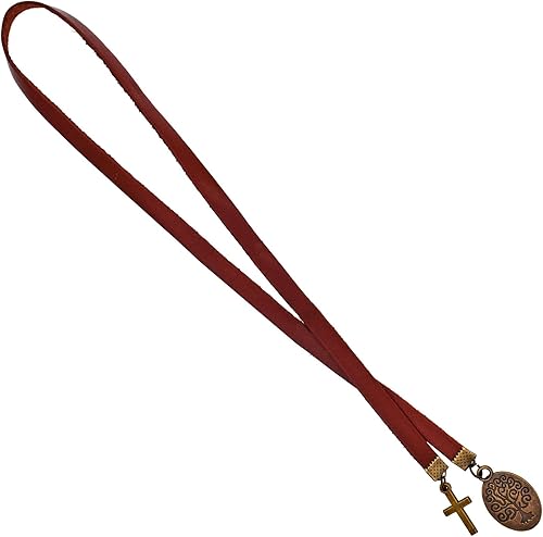 Miniatura 2 de BLBMH Marcador de libros de cuero genuino con cinta de la Biblia, árbol de la vida, regalos cristianos para mujeres, hombres, amantes de los libros,