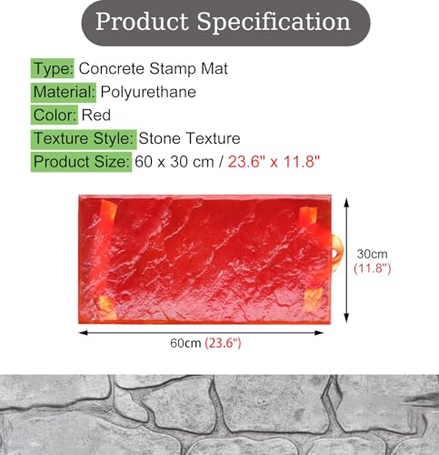 Moldes para estampado de hormigón texturizado que eliminan imperfecciones en el cemento 7