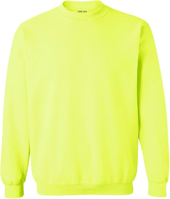 Safety Orange Crewneck Sweatshirt 