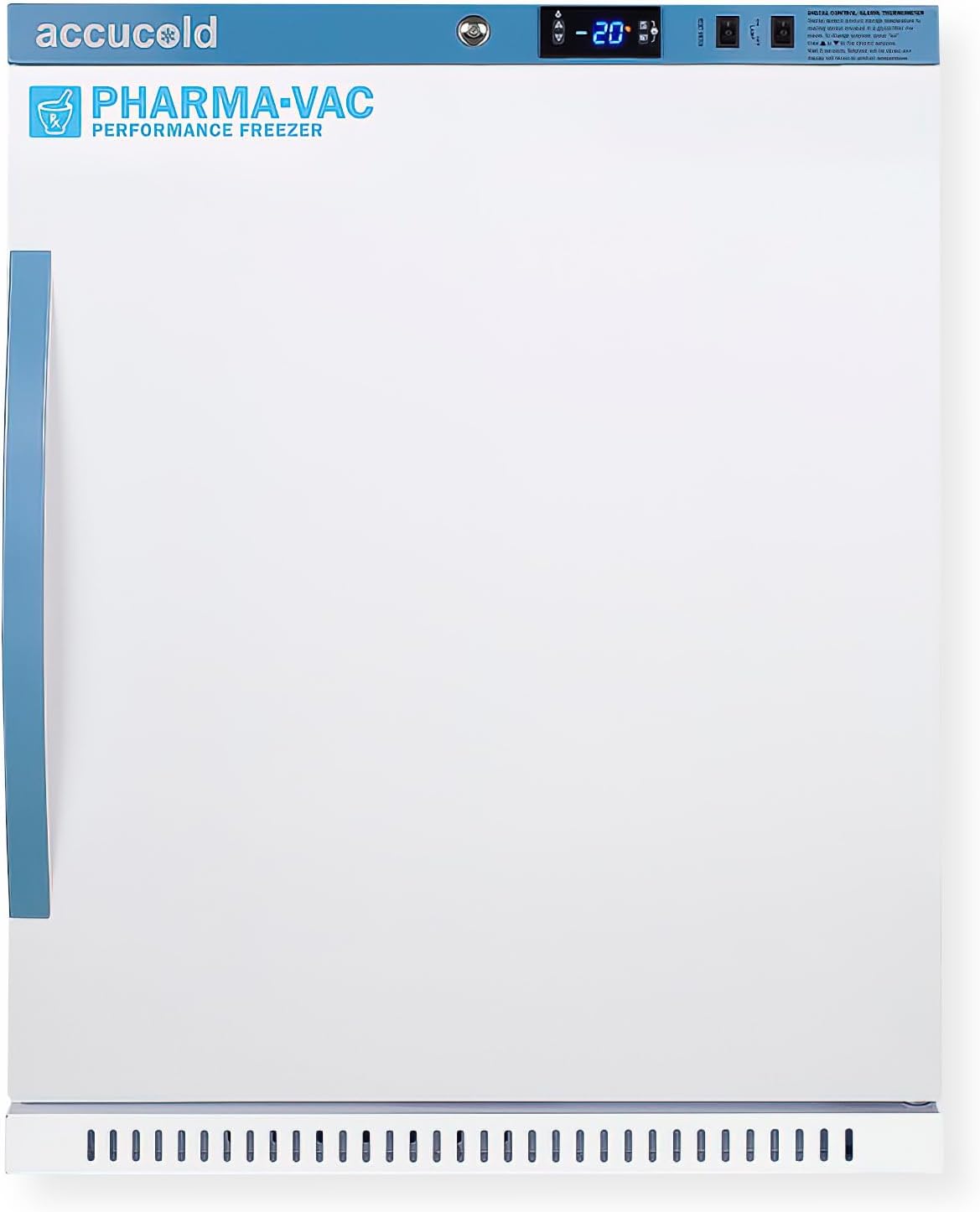 ACCUCOLD 2.47 cu.ft. Medical Freezer, 20” Wide, Undercounter, Vaccine, ADA Compliant, White- AFZ2PVBIADA
