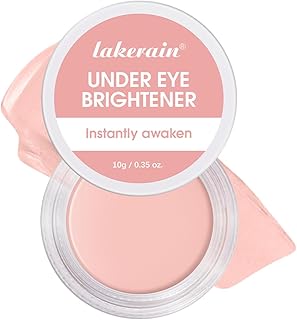 Under Eye Brightener & Concealer - Hydrating Color Corrector for Dark Circles, Lightweight Undereye Brightening Cream with Hyaluronic Acid & Shea Butter, Smooth & Blendable (Light Rose, 1)