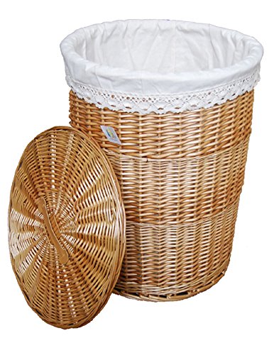 DVier Wäschekorb beige weide D.46 H.62 05Rd-c Cover