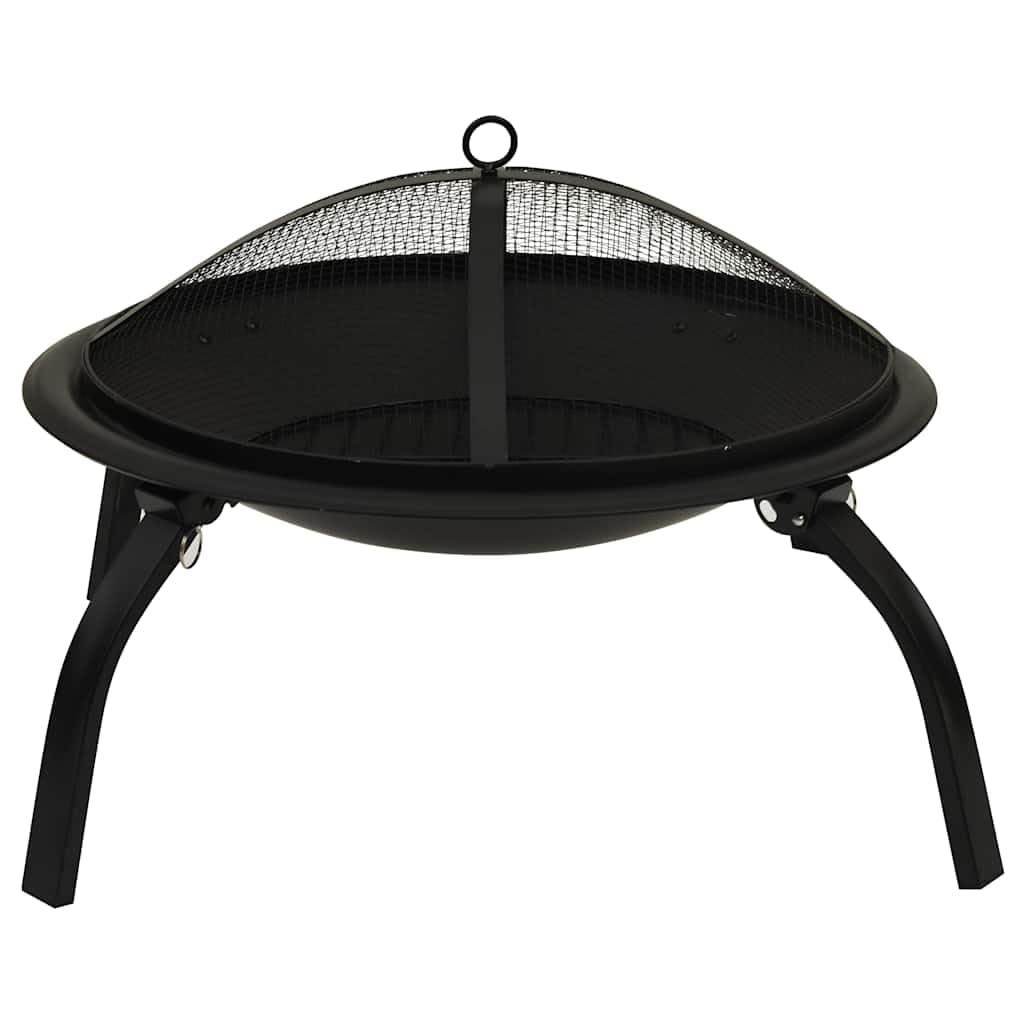 Palenisko i grill 56 x 56 x 49 cm z ochroną przed iskrami
