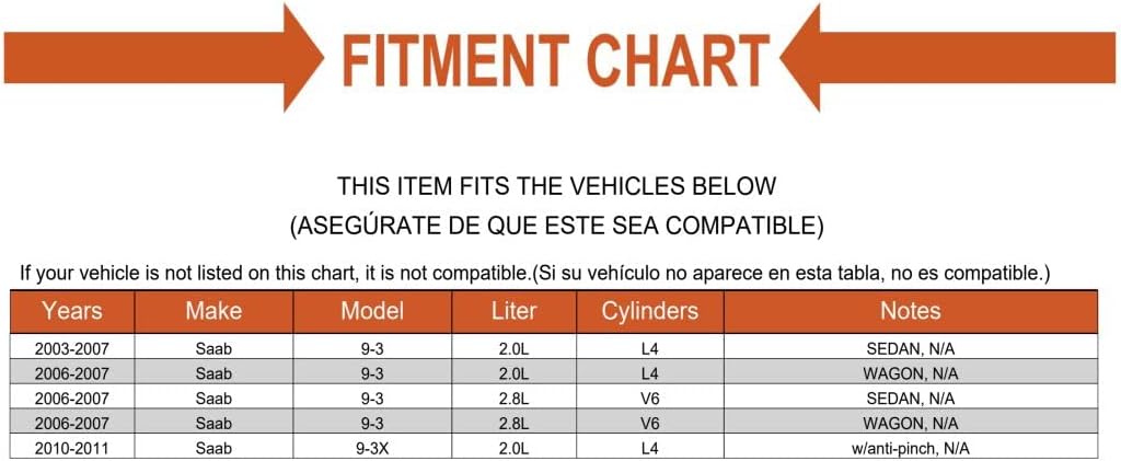 Replacement Sunroof Switch Mechanics Choice for Saab w/anti-pinch