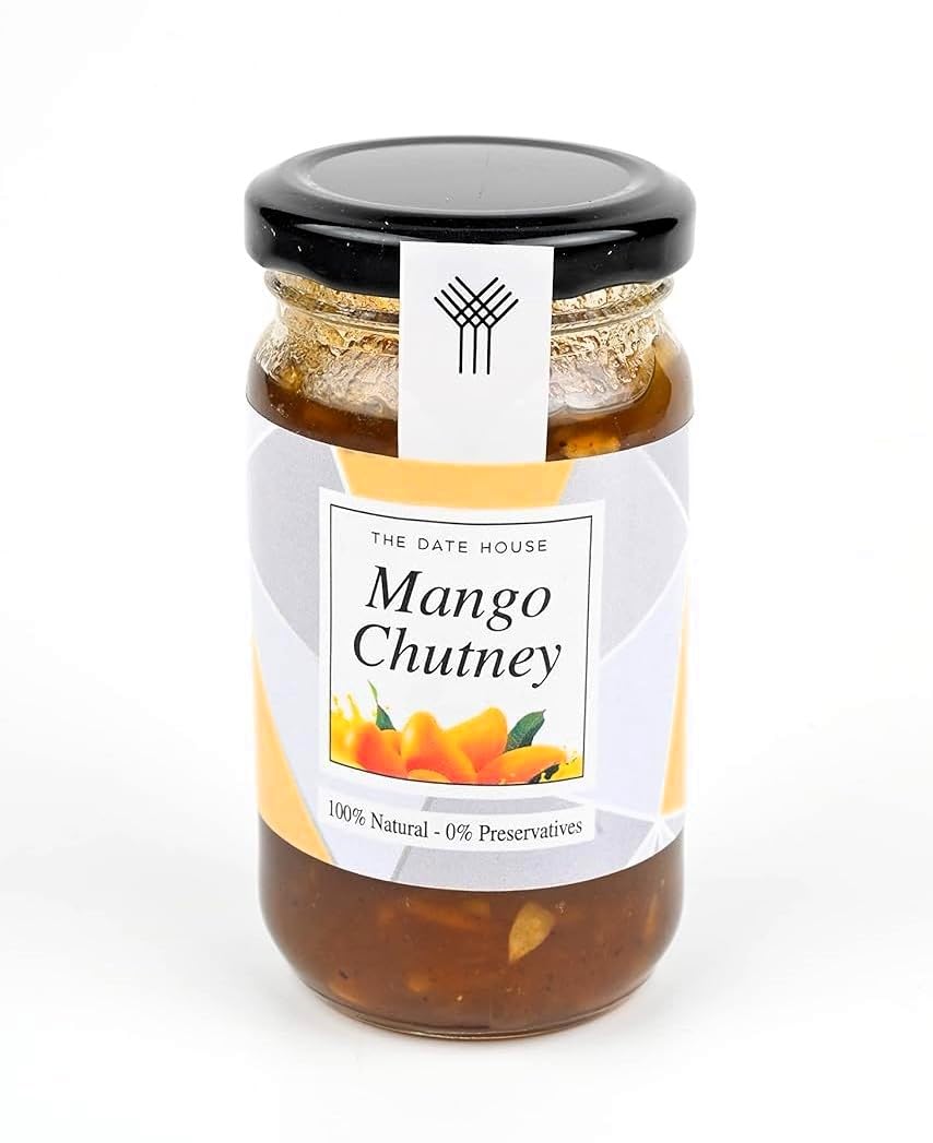 The Date House Mango Chutney | Sweet and Sour | Aam Ki Chutney | No Artificial preservatives or Flavors | 100% Plastic Free Packaging | Mouth-Watering Chutney - 225 gm - Pack of 1 (B09SVD1SGL) Amazon Price History, Amazon Price Tracker