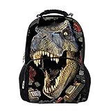 Diseñado para niños: la mochila infantil realista con dibujos de dinosaurios en 3D está hermosamente diseñada para divertir a los niños y es una excelente opción para niños geniales y guapos. Lleno de diversión, a su hijo le encantará a primera vista.