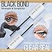 LASHVIEW Lash Bond and Seal, Cluster Lash Glue Strong Gentle Comfortable Lash Adhesive for All Day Wear Latex-Free Suitable for Sensitive Eyes Eyelashes Glue Waterproof
