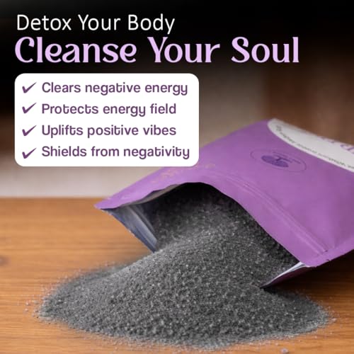 Image of Pure & Natural Negativity Removal Spiritual Bath Salt 200g Aura Cleansing Salts, Energy Purification, Remove Negativity, Evil Eye Protection & Spiritual Healing Ritual Bath