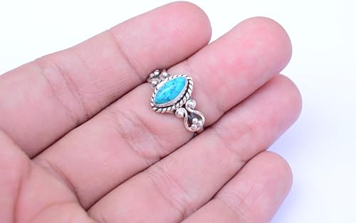 Miniatura 11 de Ring, 925 Sterling Silver Statement Ring For Women, Handmade Ring Gemstone Promise Ring for Birthday Christmas Gift For Her Ring Size US