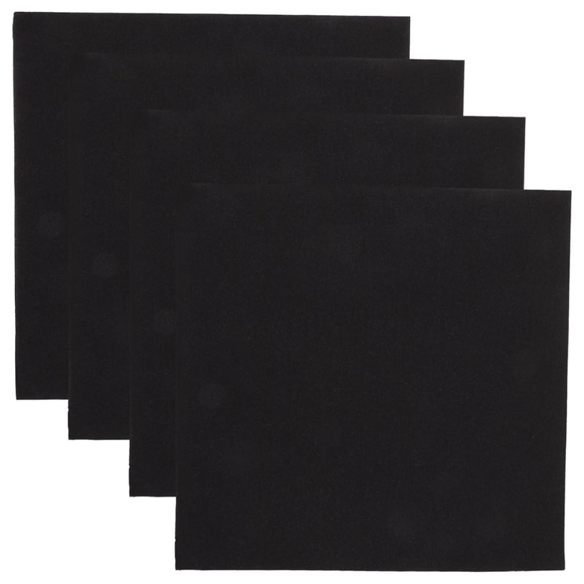 ARTIBETTER 100 Unidades Servilletas Diseño Elegante de Papel Gruesas Negras Desechables y Seguro para Cenas y Bodas para Eventos y Recepciones Obsequios