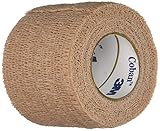 3M Coban Self-Adherent Wrap, Self Adherent Wrap Used to Secure Dressings and Other Devices, Compress or Protect Wound Sites and Immobilize Injuries, Tan, 2