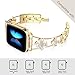 42/44/45/46/49/ mm cool woman chain metal smartwatch strap compatible with Apple Watch Band Series 10/9/8/7/6/SE/5/4 adjustable replacement watch bracelet for Iwatch gold Watch Band