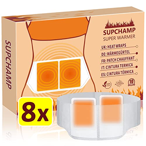 Supchamp Cerotti Riscaldanti Schiena - 4 o 8 Paia