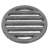 Ipetboom Feuerfester Runder Feuerrost für Kaminofen und Feuerstelle Hitzebeständig Luftzirkulation Hohe Temperaturbeständigkeit Robustes Kaminofen zubehör für Innen Außenbereich