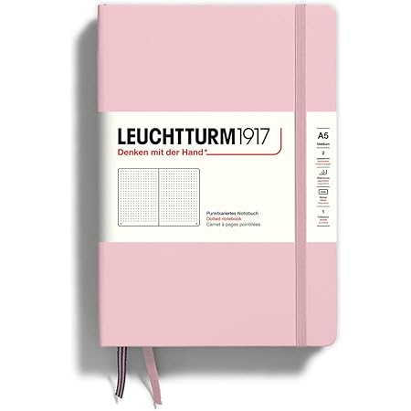 Taccuino LEUCHTTURM1917 Medium A5 - Copertina Rigida, 251 Pagine Numerate, Righe, Colore Spring Leaf - Foto 9