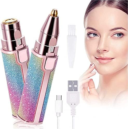 Khushitesh Women's Face Hair Remover Epilator for women Machine for Upper Lip, Chin, Eyebrow MANTHUMI - Rose Gold