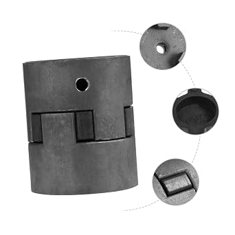 3-Jaw Coupling Joint L075 Metallurgy Coupler Set for CNC Machines