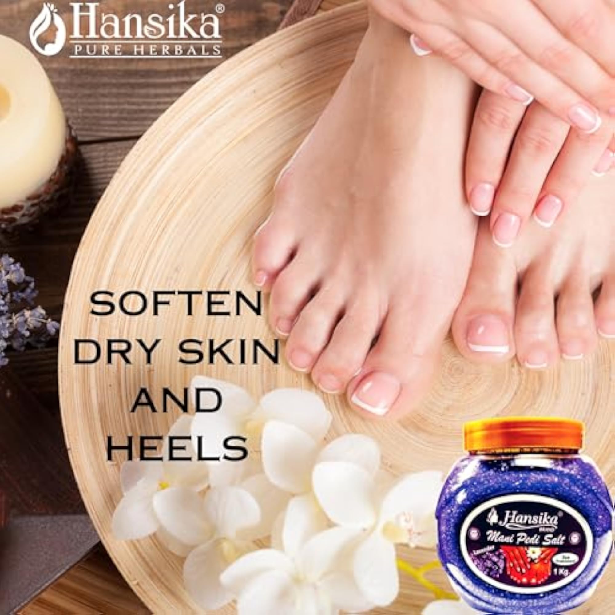 Lavender Mani Pedi Salt for Relaxation and Spa Treatment