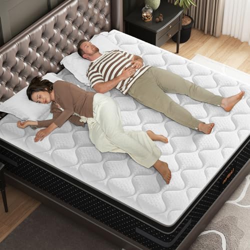 UniPon Medium Firm Full Mattress, 12 Inch Hybrid Mattress — view 4