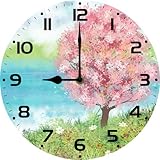 Cadeau unique : un choix parfait pour un cadeau de Noël, de fête des enfants, de mariage, de fête des mères, de fête des pères, d'anniversaire, de vacances, etc. Partagez cette belle horloge murale avec ceux que vous aimez