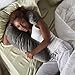 Avana Uno Adjustable Memory Foam Snuggle Pillow for Side Sleepers, Grey