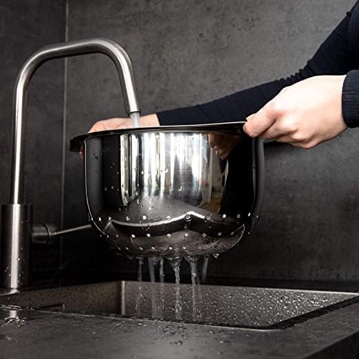HEYNNA® Sitko kuchenne ze stali nierdzewnej/sitko do ociekania z uchwytami Ø 26 cm, nierdzewne nadaje się do mycia w zmywarce / jako sitko do makaronu, sitko do sałaty, sitko ryżowe/cedzak ze stali