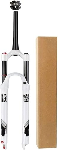 LYYCX Horquilla de bicicleta de montaña de 2627.529 pulgadas, ajuste de rebote de aleación de magnesio de 1-18 pulgadas, amortiguador de gas