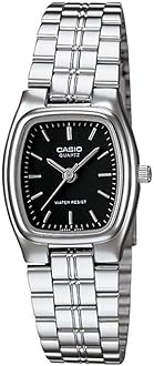 Womens Quartz Watch, Analog Display and Stainless Steel Strap