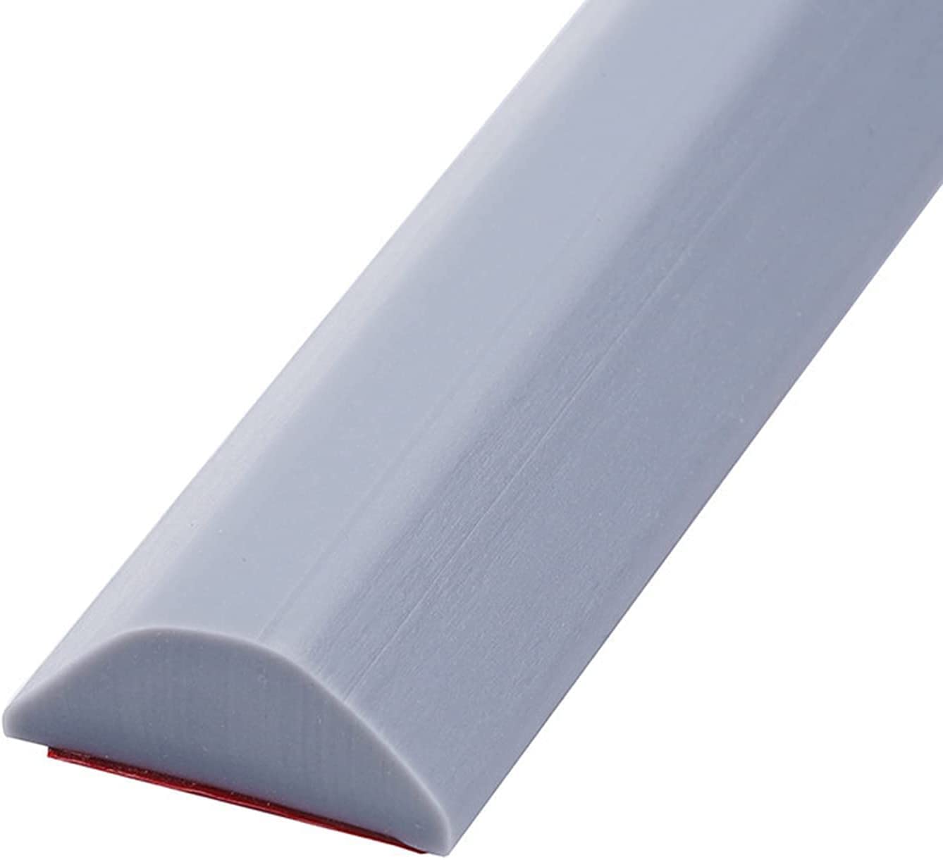 Silicone Wet Room Floor Barrier Shower Threshold Water Dam, Shower Threshold Water Barrier, | Waterproof Self-Adhesive and Bendable Stay Dry Retainer for Wet and Dry Separation (120cm,Grey)