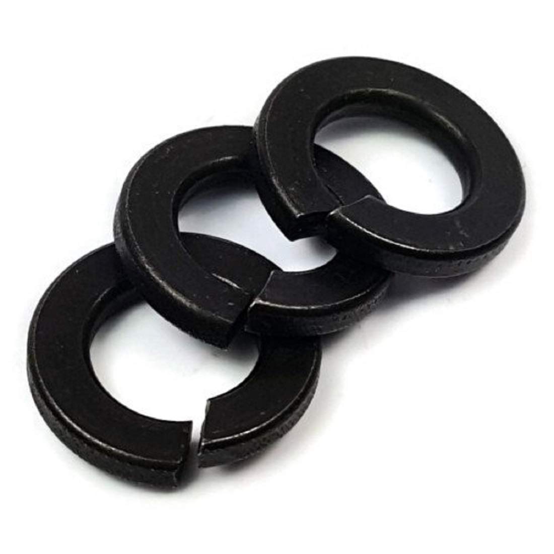 3/8 Lock Washer Split Ring Black Oxide 18-8 Stainless Steel Qty 25
