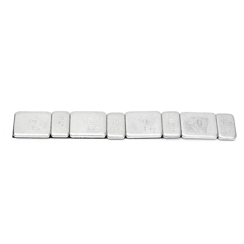 Stecca di pesi adesivi di bilanciamento per pneumatici, a scelta tra 2 tipi, 15 cm, 60 g, per moto, auto e camion