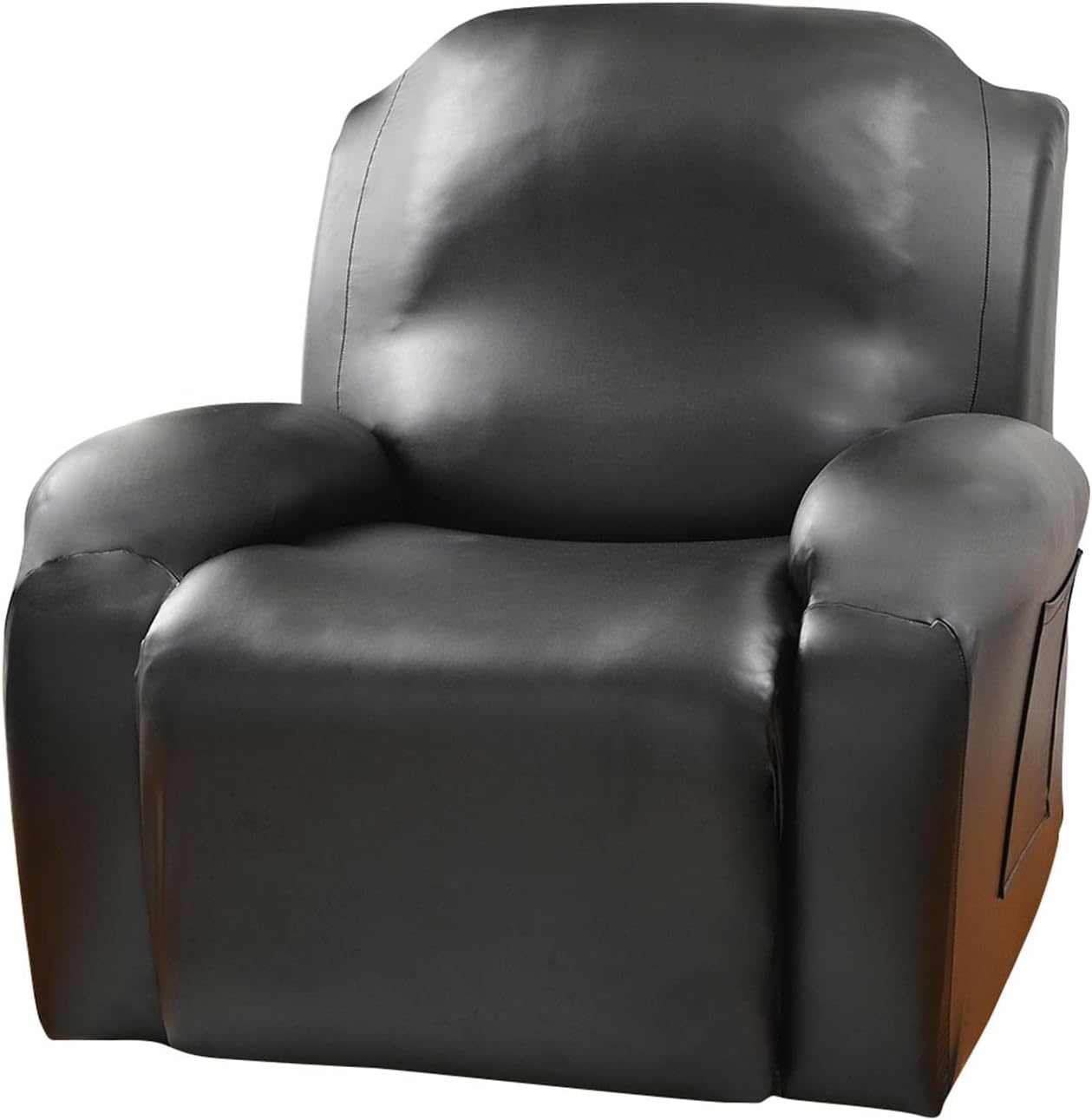 NILUOH PU Leather Recliner Slipcovers, Waterproof Stretch