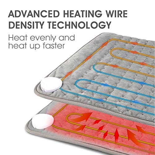 Hangsun Coussin chauffant Électrique Nuque et Épaules TP260 Portable pour Relaxation Lavable en Machine Cordon Détachable(24.6*16.38 inch) Hangsun Coussin chauffant Électrique Nuque et Épaules TP260 Portable pour Relaxation Lavable en Machine Cordon Détachable(24.6*16.38 inch)