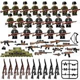Taechalingo Waffen Militär Set für Figuren,Mini Soldaten Figuren Spielzeug,Ww2 Military Kit für Kinder Geschenke,Chinesische Armee Waffen Spielzeug Se,Toy Soldiers Ww2 für Kinder Geschenke