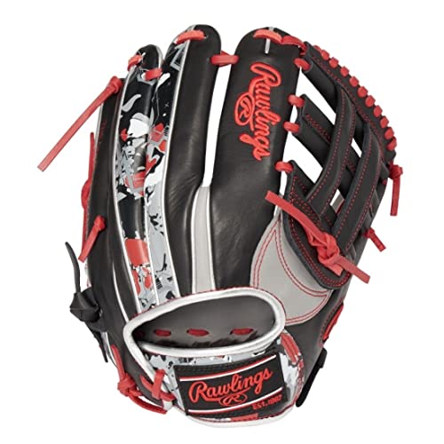 ローリングス 野球 大人用 軟式 HOH® CRUSH THE STONE サイズ11.5 GR2HON64 グレー/ブラック サイズ 左投げ用