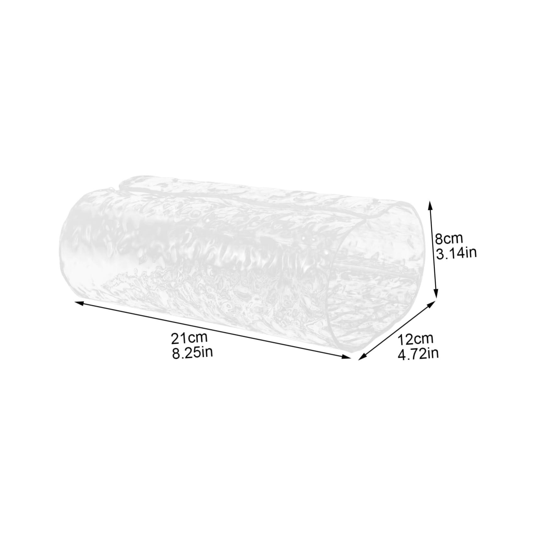 SOLUSTRE Box Decorative Wipes Dispenser Sturdy Napkin Box for Elegant Desktop Storage for Home Office Decoration Transparent Ice for Tissue Organization