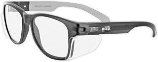 Magid Y50 Safety Glasses ANSI Z87.1 Certified Anti-Fog UV Protection Clear Lens Side Shields Black Frame Y50BKAFC