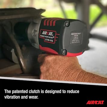 AIRCAT Pneumatic Tools 1778-VXL 3/4-Inch Vibrotherm Drive Composite Impact Wrench : Ergonomic Impact Wrench : Compact & Low Weight Pneumatic Power Tool