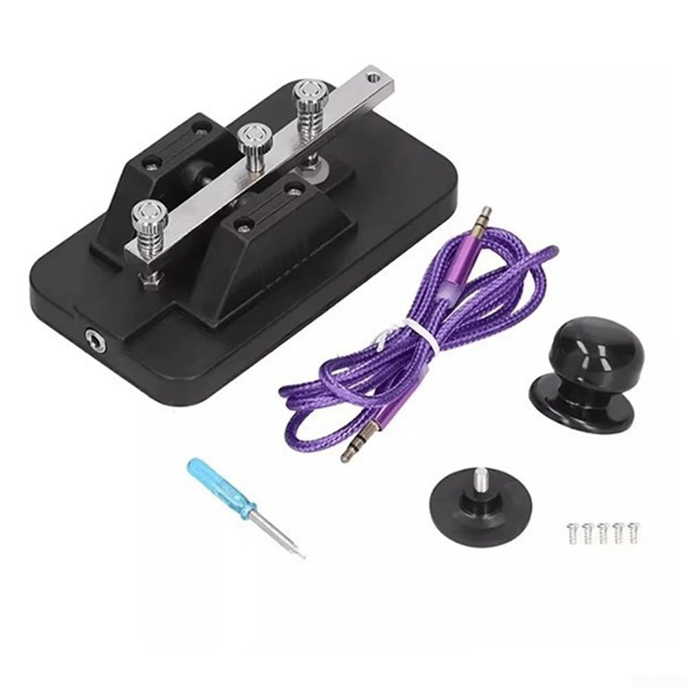 Clé à code morse CW anti-erreur avec buzzer d'invite vocale pour manipuler sans faute