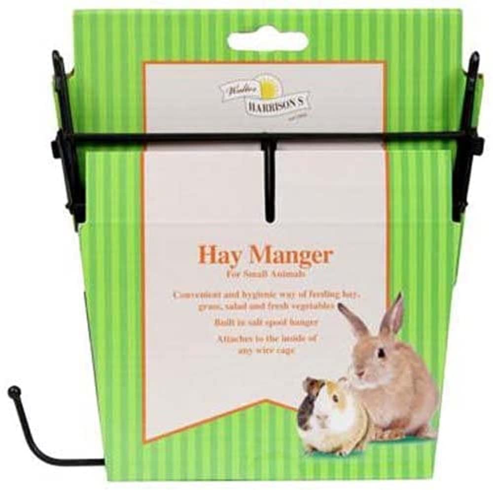 Walter Harrison's Hanging Hay Manger Metal Feeder Rack For Small Animals, Milti