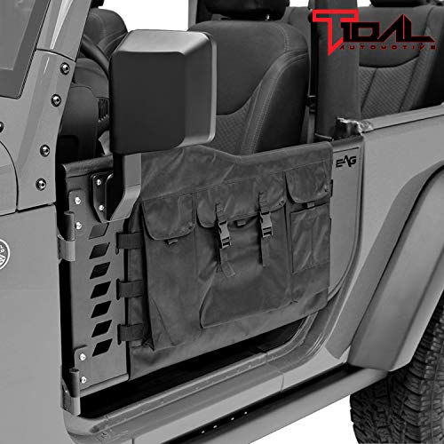 Tidal Pocket Tubular Door Left Right With Mirror For 07-18 Wrangler Jk 2 Door #TOP7