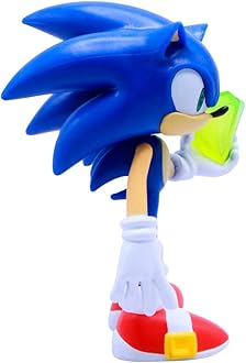 Just Toys LLC — Buildable Sonic The Hedgehog [Sonic] Figure │ 4″ Collectible Toy, Interchangeable Arms & Accessories, Ages 6+ (Knuckles, Sonic, Knuckles, Amy Rose, and Shadow)